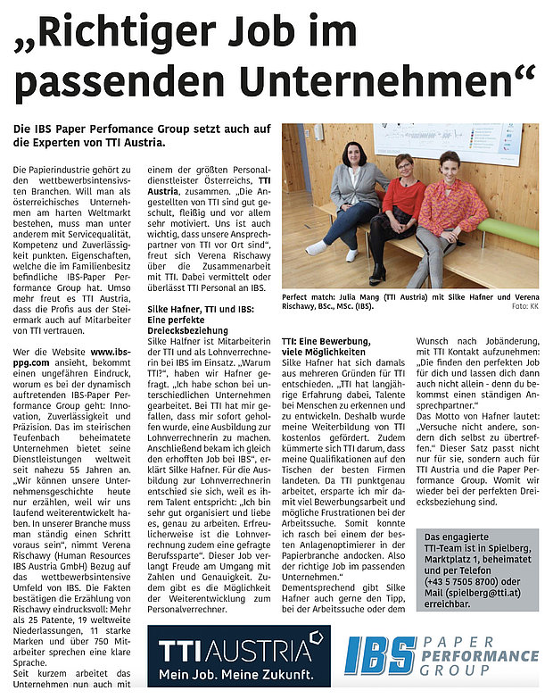 Richtiger Job im passenden Unternehmen